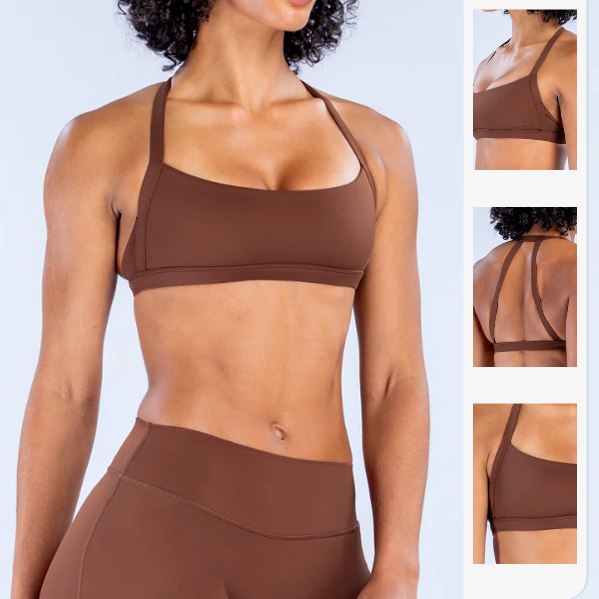 Plunge Bra Push Up - Yoga Sports Bra Women's Shockproof Push