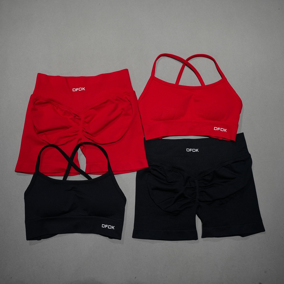 DFDK High Waist Short Leggings - Lace Bralette Set review and price